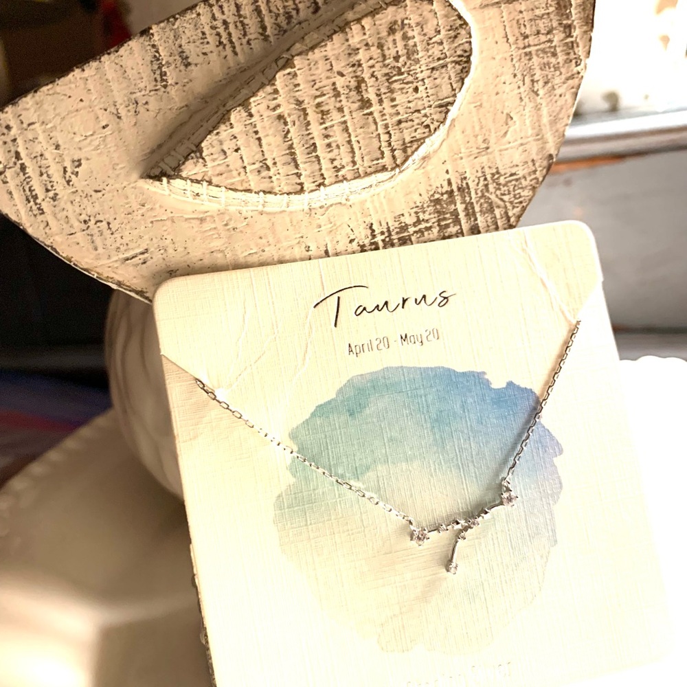 Dainty Sterling Silver Diamond Necklace